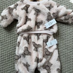 Cozy Pink and Brown Kids 2 Piece Set